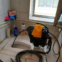 لوله بافنر زنی زن فنربرقی رفع گرفتگی بازگنی با زکن