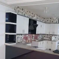 کابینتای ام دی اف و هود لمسی و سینک اخوان|کتابخانه، شلف، قفسه‌های دیواری|دزفول, |دیوار