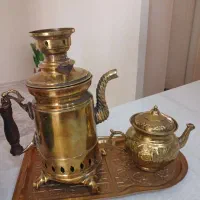 سماور زغالی قدیم و قوری|سماور، چای‌ساز، قهوه‌ساز|تهران, نعمت‌آباد|دیوار