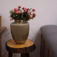 میز عسلی چوبی روستیک