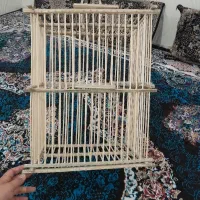 قفس چوبی  پرنده.  نو