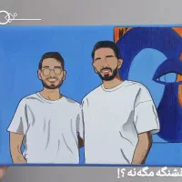 چهره مینیمال و رنگ روغن|تابلو، نقاشی، عکس|اردبیل, |دیوار