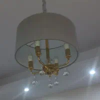 لوستر ۴ شاخه تمیز و سالم|لوستر و چراغ آویز|تهران, میرداماد|دیوار