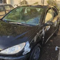 پژو ۲۰۶ مدل ۸۰ تصادفی چپی روشن حرکت|خودرو سواری و وانت|کرج, شهر صنعتی|دیوار