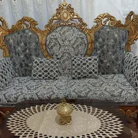 مبل سلطنتی ۹ نفره در حد نو|مبلمان خانگی و میز عسلی|گرمی, |دیوار