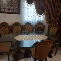 فروش مبلمان استیل9نفره همراه بانهارخوری ست8نفره|مبلمان خانگی و میز عسلی|اصفهان, دستگرده|دیوار
