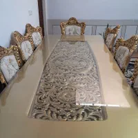 میز ناهارخوری ومبلی سلطنتی ست