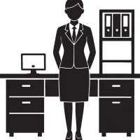 منشی خانم شیفت عصر جهت آموزشگاه