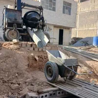 بتن ریزی با خلاطه