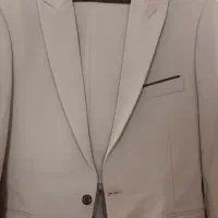 کت و شلوار کرمی