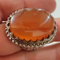 انگشتر نقره دستساز فخر عقیق یمن شرف الشمس