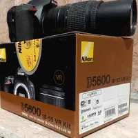 دوربین حرفه‌ای Nikon d5600 dslr با۲لنز تله ومعمولی