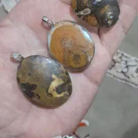 باسلام فروش سه عدد پلاک نقره سنگ سلطانی|جواهرات|اهواز, زیتون کارگری|دیوار