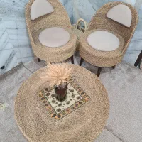 کیکه یا واقعیه نه عزیزم میز و صندلی حصیریه|مبلمان خانگی و میز عسلی|مریوان, |دیوار