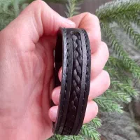 ساخت دستبند موی یار با چرم طبیعی