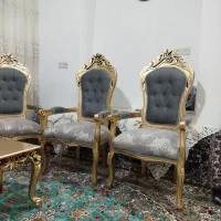 مبل سلطنتی نو همراه میز|مبلمان خانگی و میز عسلی|بیرجند, |دیوار