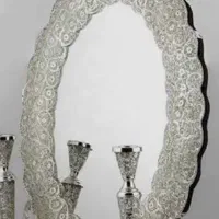 اینه و شمعدان ملیله کاری|آینه|قدس, شهر‌قدس|دیوار