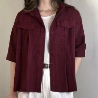 شومیز دامنی پلیسه ای