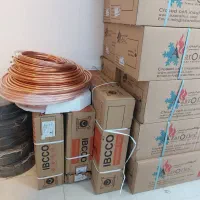 لوله مسی کولر گازی و داکت اسپلیت لوله کشی لوله مسی