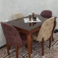 میز نهاری خوری ۴نفره مدل چستر چوب راش