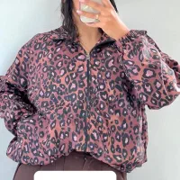 بامبر پلنگی بارونی .فوق العاده شیک و جذاب|لباس|محمدشهر, سیدآباد|دیوار