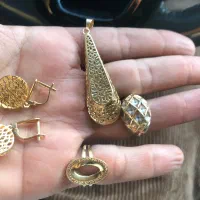 طلا النگو گوشواره تکپوش|جواهرات|مسجد سلیمان, |دیوار