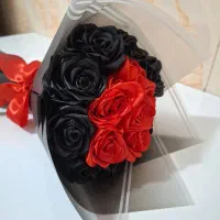 دسته گل های روبانی