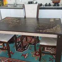 میز غذا خوری ۴ نفره چوبی