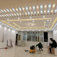 اجرای کناف لاین نوری دامپا تایل کابینت