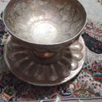 ظروف مسی آنتیک و قدیمی قلم اصفهان