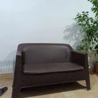 مبل 5 نفره. پلاستیکی حصیری