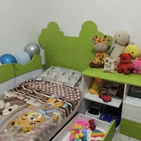 سرویس خواب . تخت خواب کودک از نوزادی تا نوجوان|تخت و سرویس خواب|گنبد کاووس, |دیوار