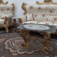 مبل ۹ نفره با عسلی  در حد نو|مبلمان خانگی و میز عسلی|مشگین شهر, |دیوار