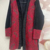 مانتو مخمل و دامن ساسبندی یلدایی|لباس|ماهدشت, |دیوار