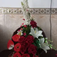 دو عدد گل مصنوعی|گل مصنوعی|مشهد, شهرک شهید باهنر|دیوار