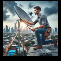 نصب انتن وتلوزیون به دیوار|خدمات پیشه و مهارت|میناب, |دیوار