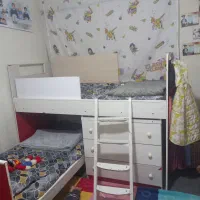 تخت دوطبقه کودک|تخت و سرویس خواب|همدان, |دیوار