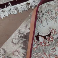 2عددفرش 12متری یک عدد 9متری تمیز گل برجسته ابریشم|فرش|اهواز, کمپلو جنوبی|دیوار