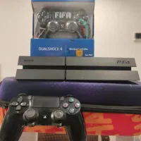 ps4 fat 500g کپیخور ورژن9 بدون فلش با بازی دو دسته