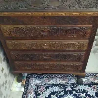 یک جفت عسلی و میز ۴ کشو کشمیر و میز پذیرایی|مبلمان خانگی و میز عسلی|تهران, نارمک جنوبی|دیوار