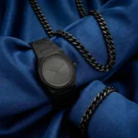 ست ساعت و دستبند و گردنبند black(پرداخت درب منزل)