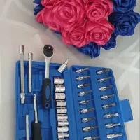 آچار بکس کوچک 46 عددی|ابزارآلات|رباط‌کریم, شهرک صنعتی زواره‌ای|دیوار