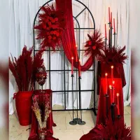 دکور یلدایی و گل ارایی