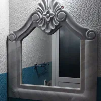 آیینه با قاب تمام سنگِ شمش،جنس سنگ اَزنا|آینه|تهران, افسریه جنوبی|دیوار
