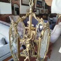 لوستر برنزی آشپزخانه