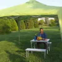 سایبان سه در سه برند آلومانت