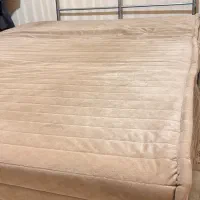 فروش مبل تخت‌شو در حد نو رنگ نسکافه‌ای