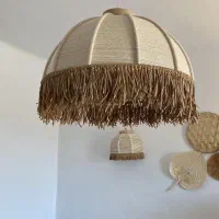 لوستر مکرومه و رافیا