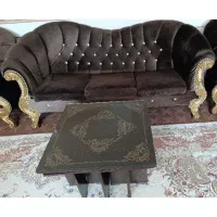 مبل وبا میز عسلی|مبلمان خانگی و میز عسلی|فلاورجان, |دیوار