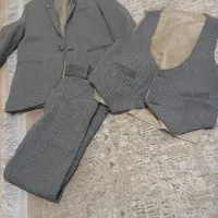 ست ۳تیکه کت و شلوار و جلیقه بچگانه